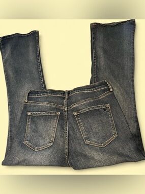 Jessica Simpson Dark Wash Boot-Cut Jeans - Blue